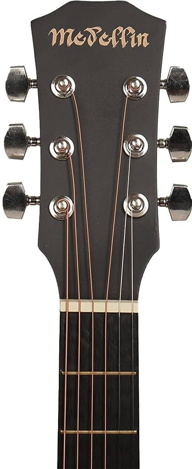 Medellin 38” Black Acoustic Guitar - Image 4
