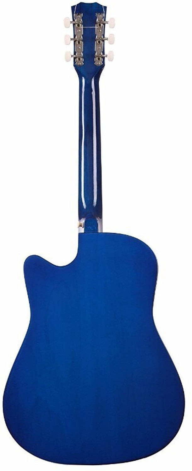 Image of Juarez JRZ38C /BLUE Acoustic Guitar Linden Wood Ebony Right Hand Orientation