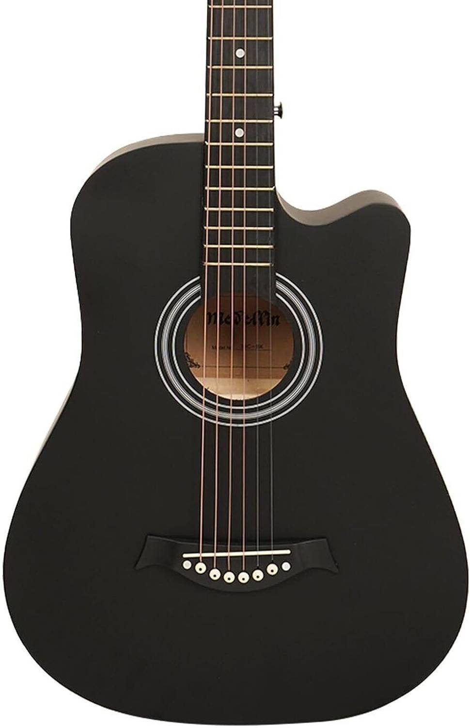 Medellin 38” Black Acoustic Guitar - Image 2
