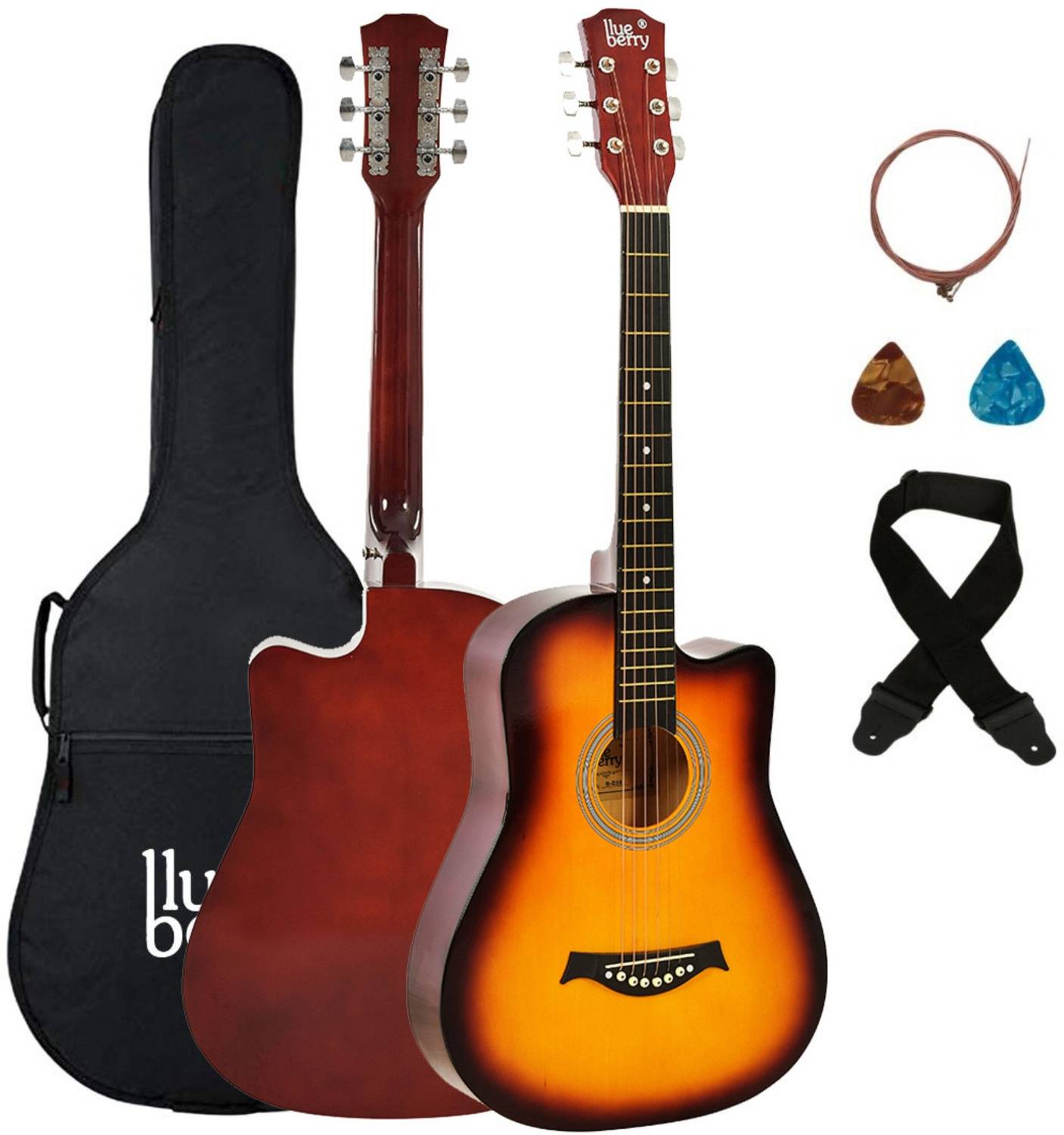 BLUEBERRY B-38C 38 inch Acoustic Guitar - Image 1