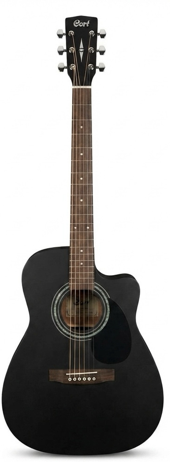 Image of Cort AF500C Bk Acoustic Guitar Mahogany Mahogany Right Hand Orientation