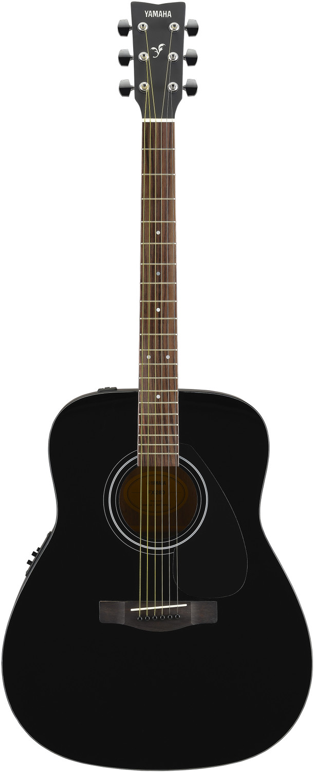 Image of YAMAHA FX280 / /Black Semi-acoustic Guitar Solid Wood Rosewood Right Hand Orientation