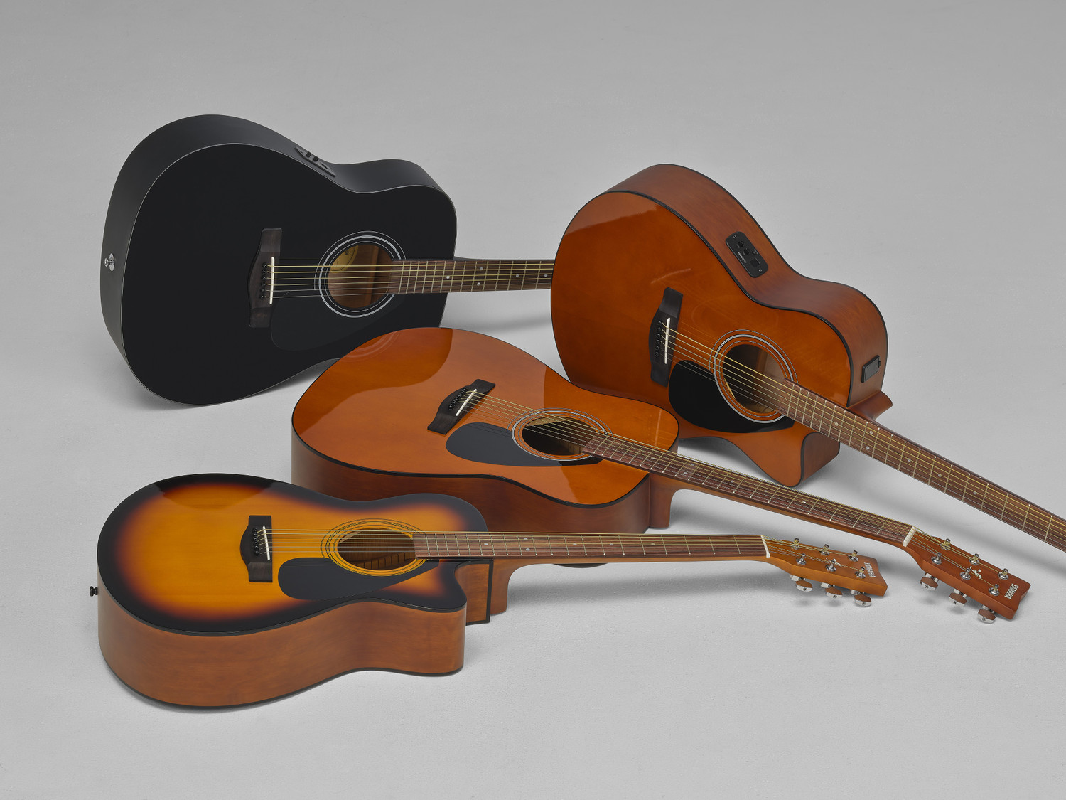 Image of YAMAHA FS80C / /TBS Acoustic Guitar Solid Wood Rosewood Right Hand Orientation