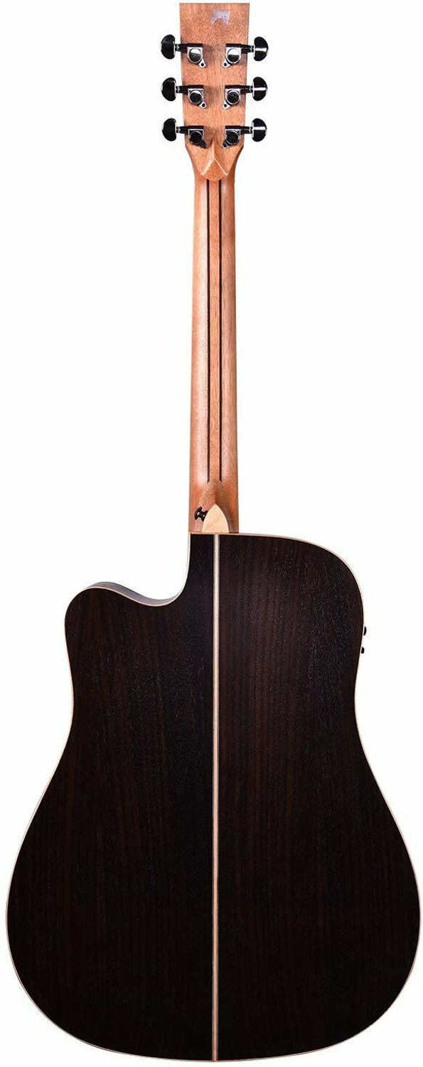 Image of KADENCE Acoustica 41'' Solid Wood Semi Acoustic Guitar Rosewood (A1002)+ Online Classes Acoustic Guitar Solid Wood Ash