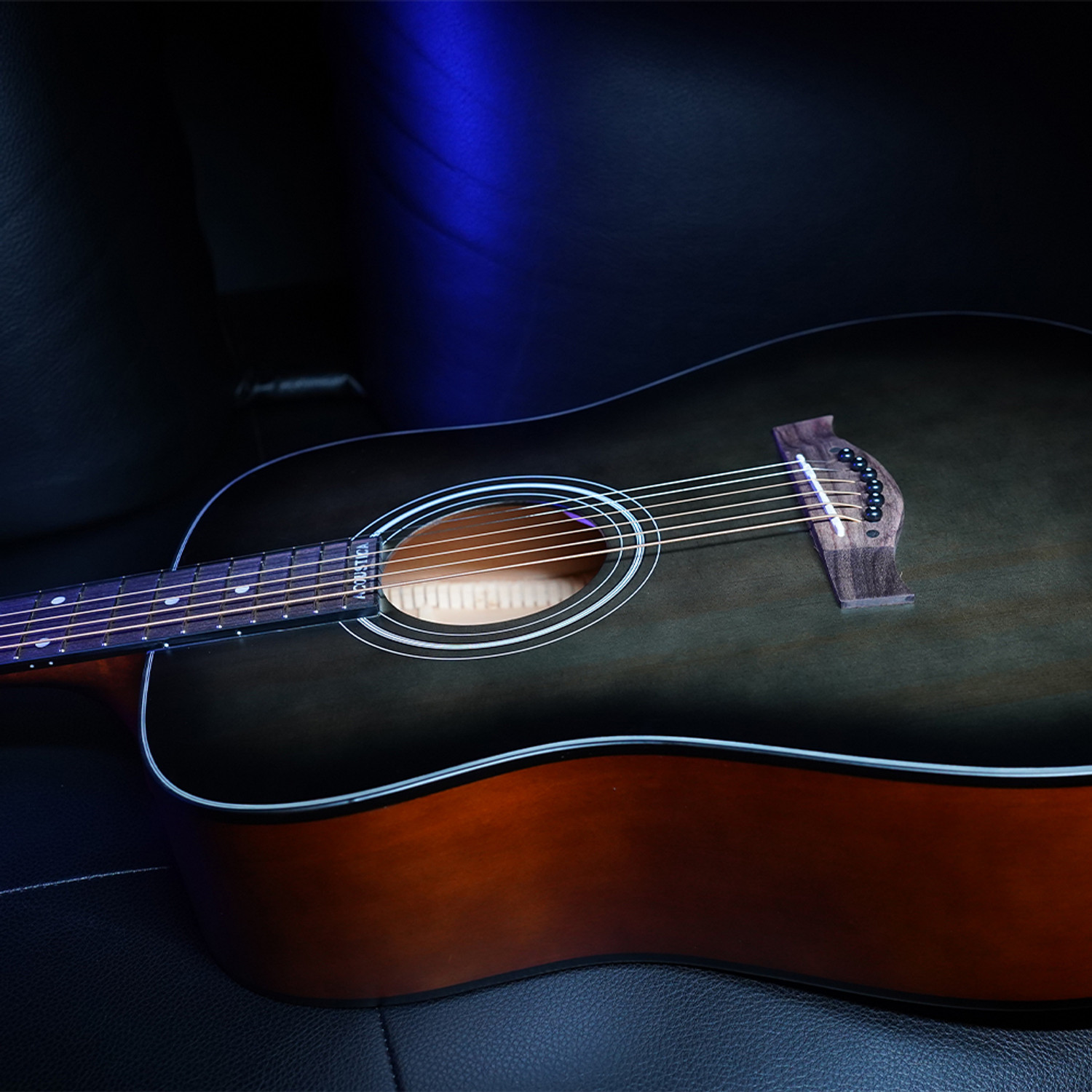 Image of KADENCE KAD-A-281TBK Acoustic Guitar Rosewood Rosewood Right Hand Orientation