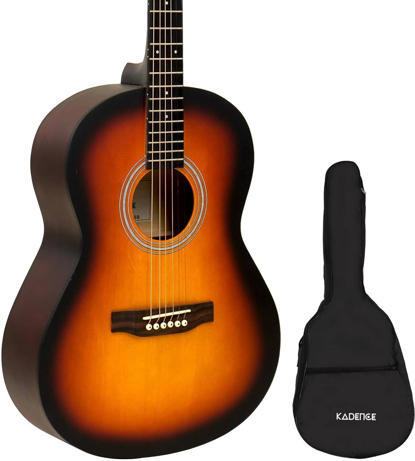 KADENCE BB01 Dreadnought Acoustic Guitar, Sunburst - Image 1