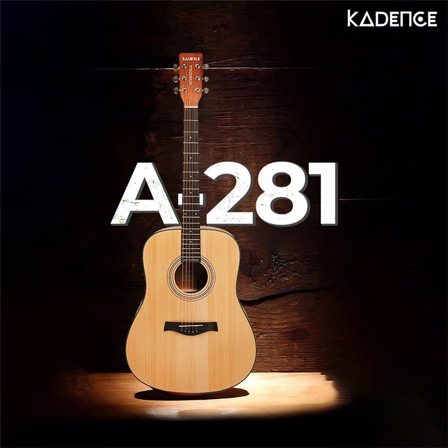 Image of KADENCE A281NA-C Acoustica 41 inch Acoustic Guitar | Comes with Combo and Learning Course Acoustic Guitar Agathis Rosewood Right Hand Orientation
