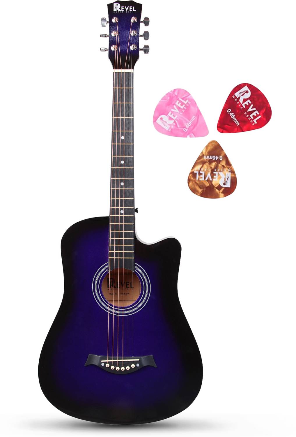 REVEL RVL-38G-VT Acoustic Guitar Basswood Basswood Right Hand Ori