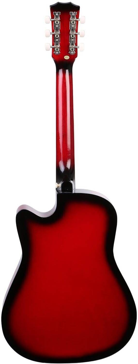 Juarez JRZ38C/RDS 38 Inch Acoustic Guitar Red Sunburst - Image 4