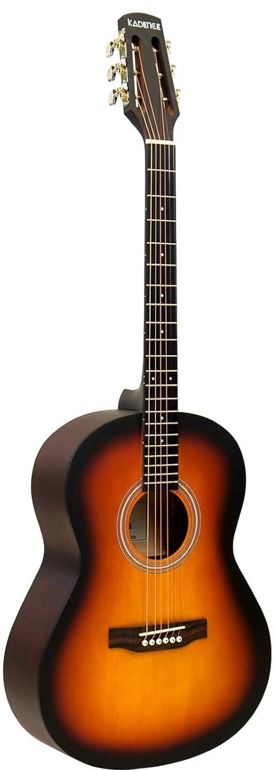 KADENCE BB01 Dreadnought Acoustic Guitar, Sunburst - Image 3