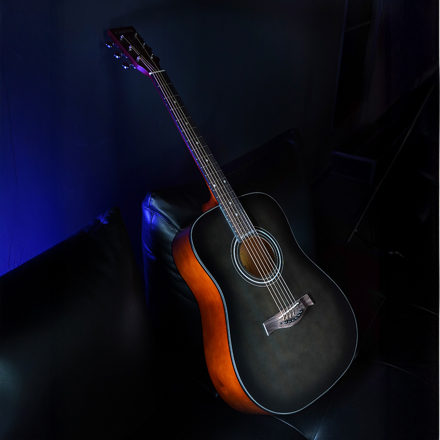 Image of KADENCE KAD-A-281TBK Acoustic Guitar Rosewood Rosewood Right Hand Orientation