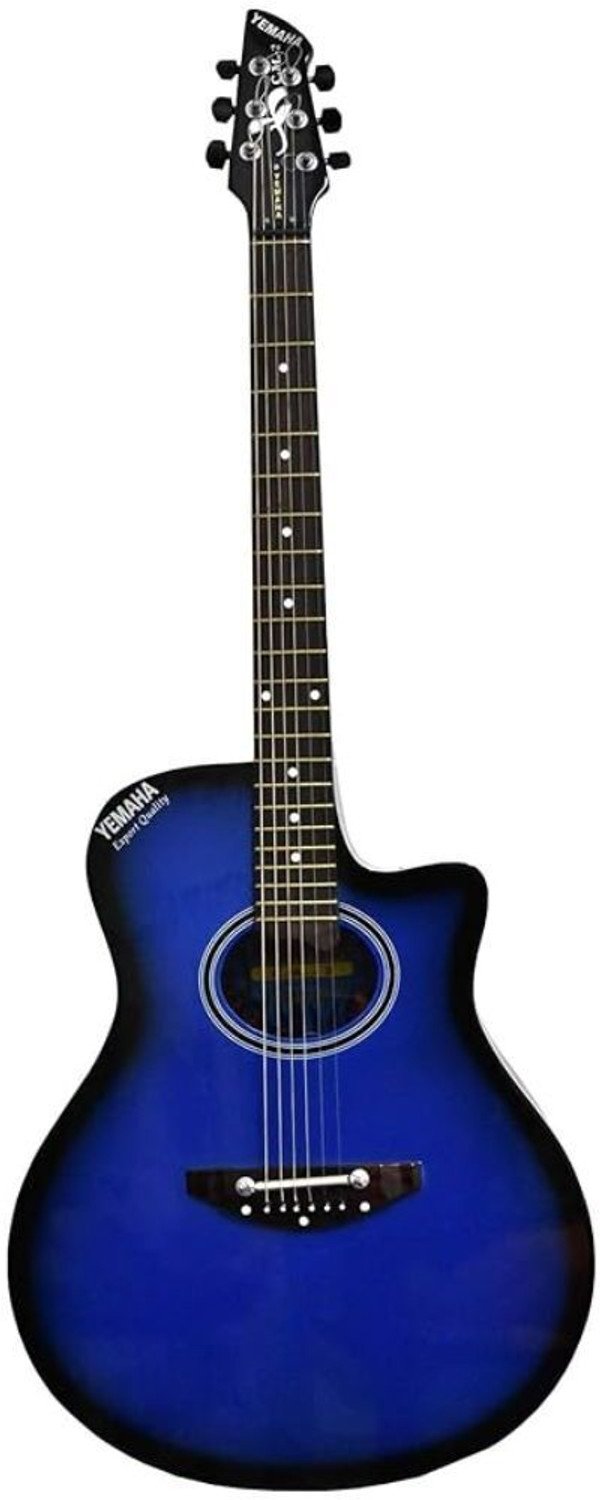 Image of YEMAHAA YEMAHA CM2 BLUE Semi-acoustic Guitar Rosewood Rosewood Right Hand Orientation