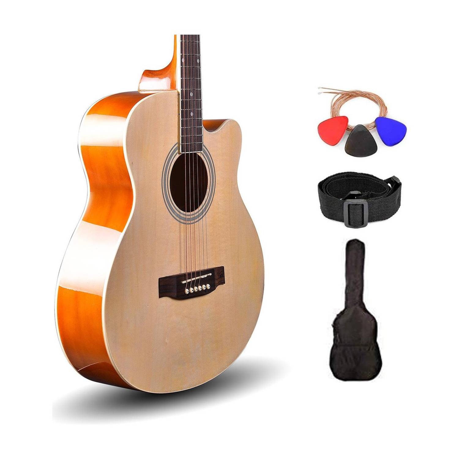 KADENCE KAD-NAT-C (with online Courses) Acoustic Guitar Spruce Rosewood Right Hand Orientation