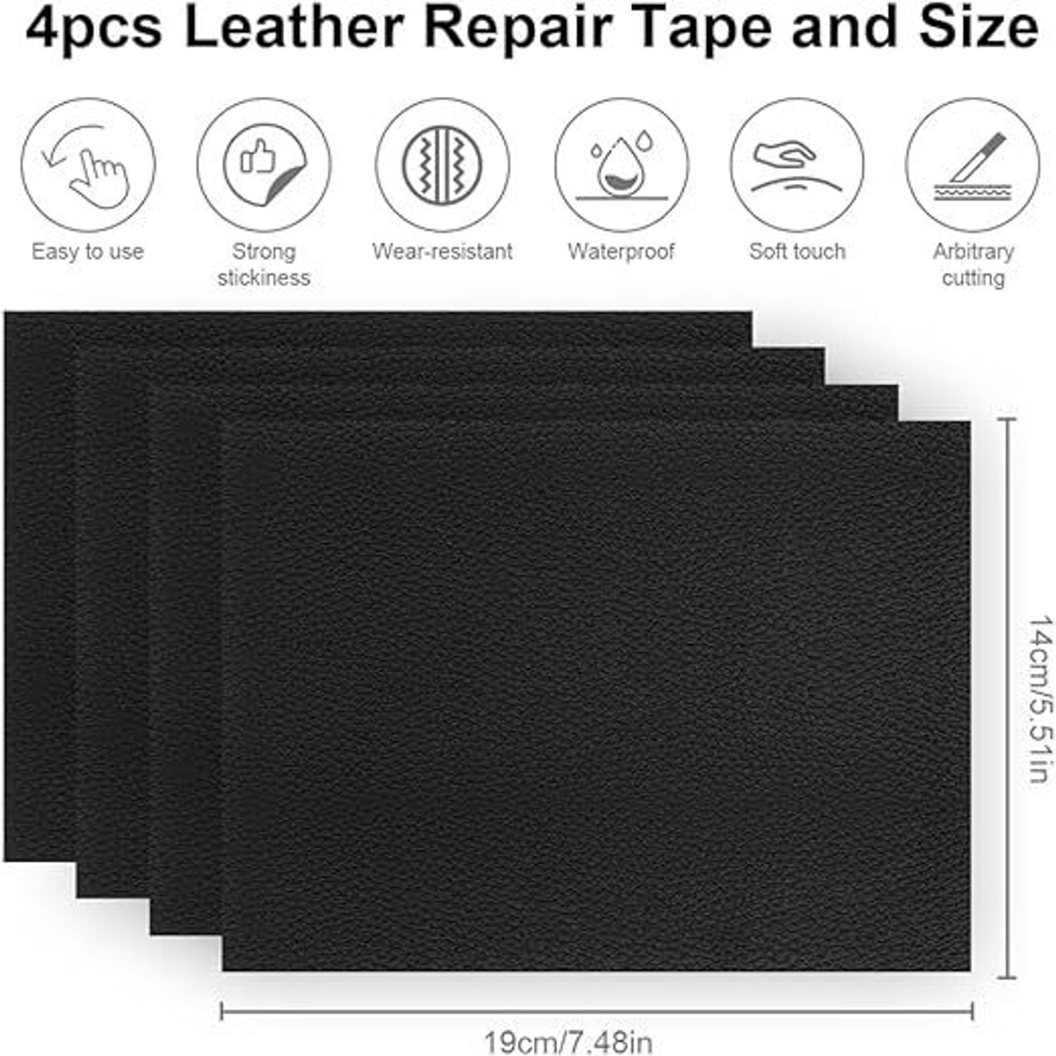 Image of TickTrove Elite Leather Repair Patch for Luxury Furniture Fix 150 cm Acrylic Sheet (2 mm)