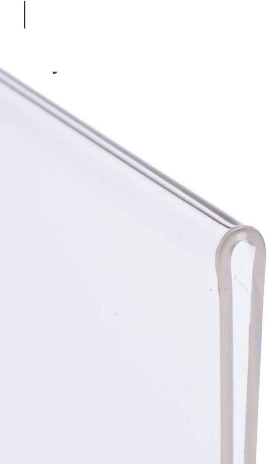 Image of RIYA ENTERPRISE Pack of 2 A5 size - 6 inch x 8.25 inch Acrylic Sign Display (L-stand) 8.25 inch Acrylic Sheet
