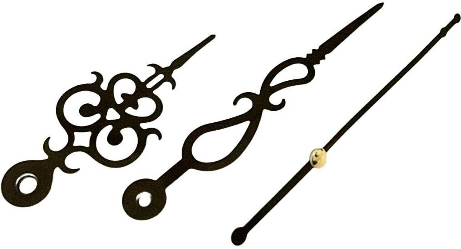 BanteyBanatey Designer Clock Hands Set - DIY Clock Making Kit | Fancy Metal Needles 5 cm Acrylic Sheet