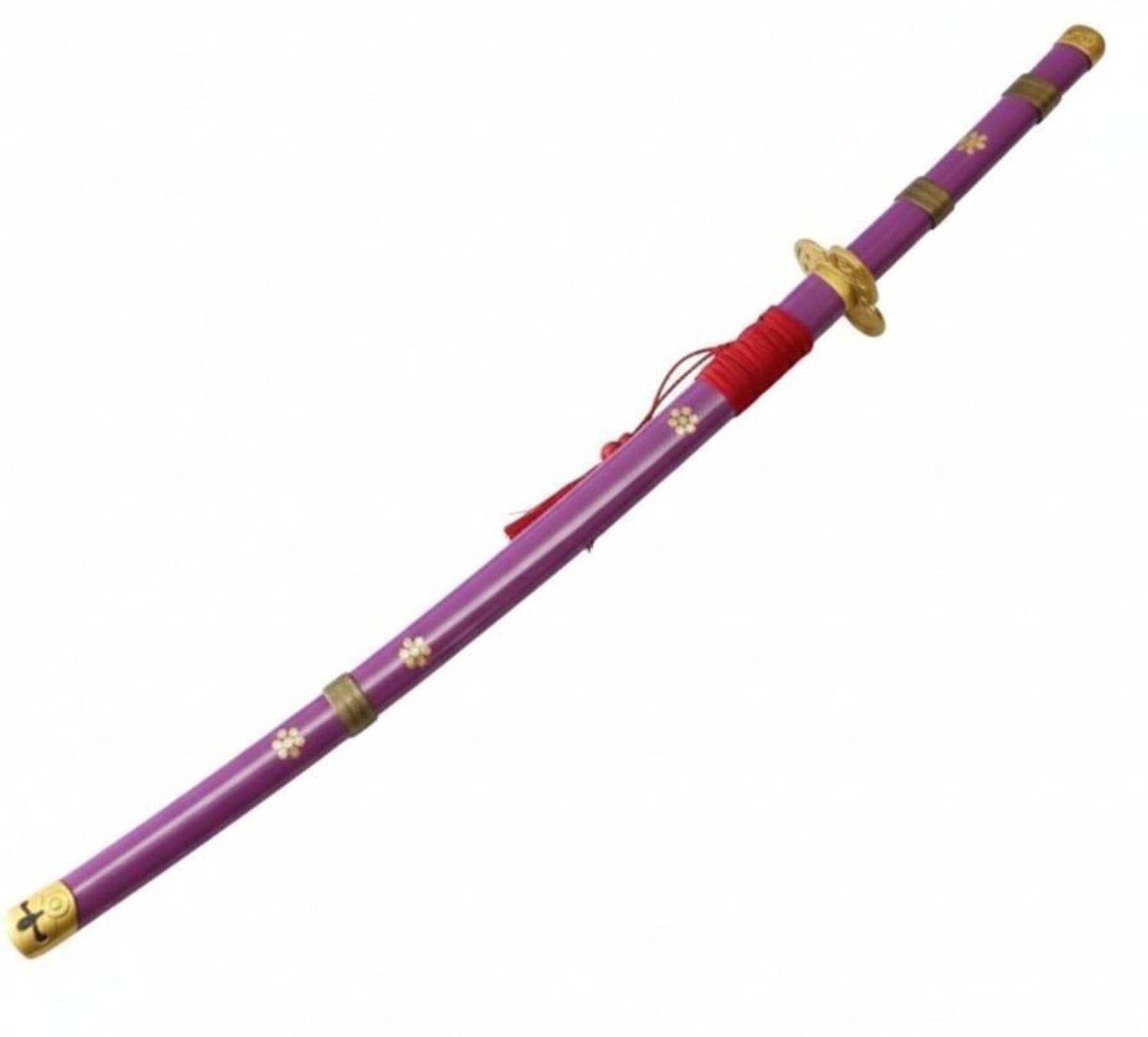 RUVIDO Zoro ENMA Purple Katana Wooden Anime Sword