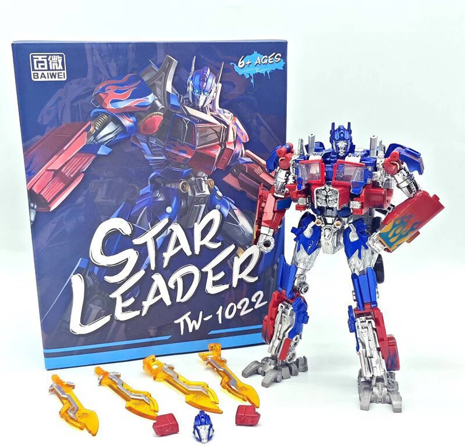 kitmeer TW1022EX Optimus Prime Weapon Set Refned Painting Version