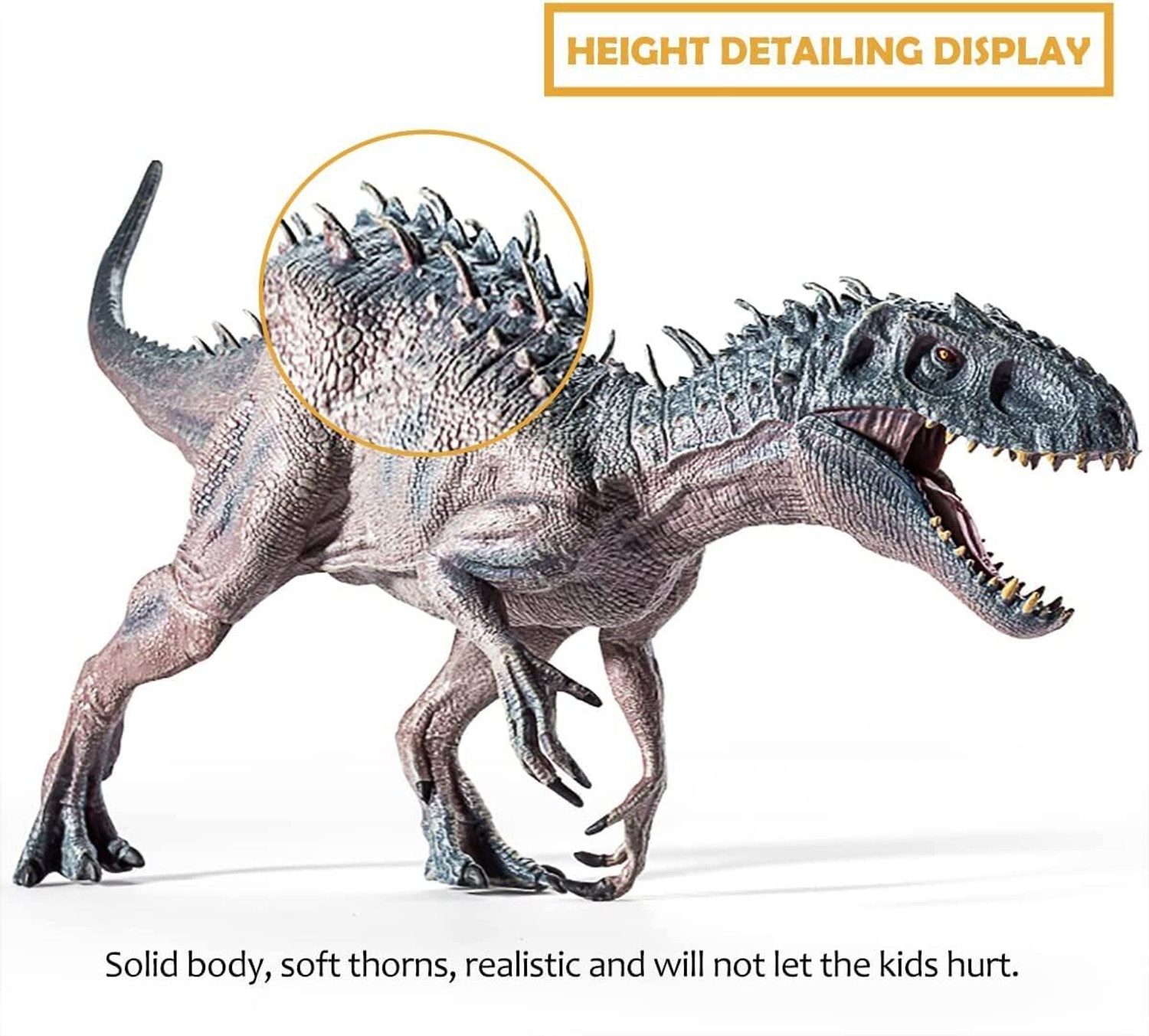 Image of BAREPEPE Realistic T Rex Dinosaur Animal Figure for Kids Real Textured Dinosaurs Toy