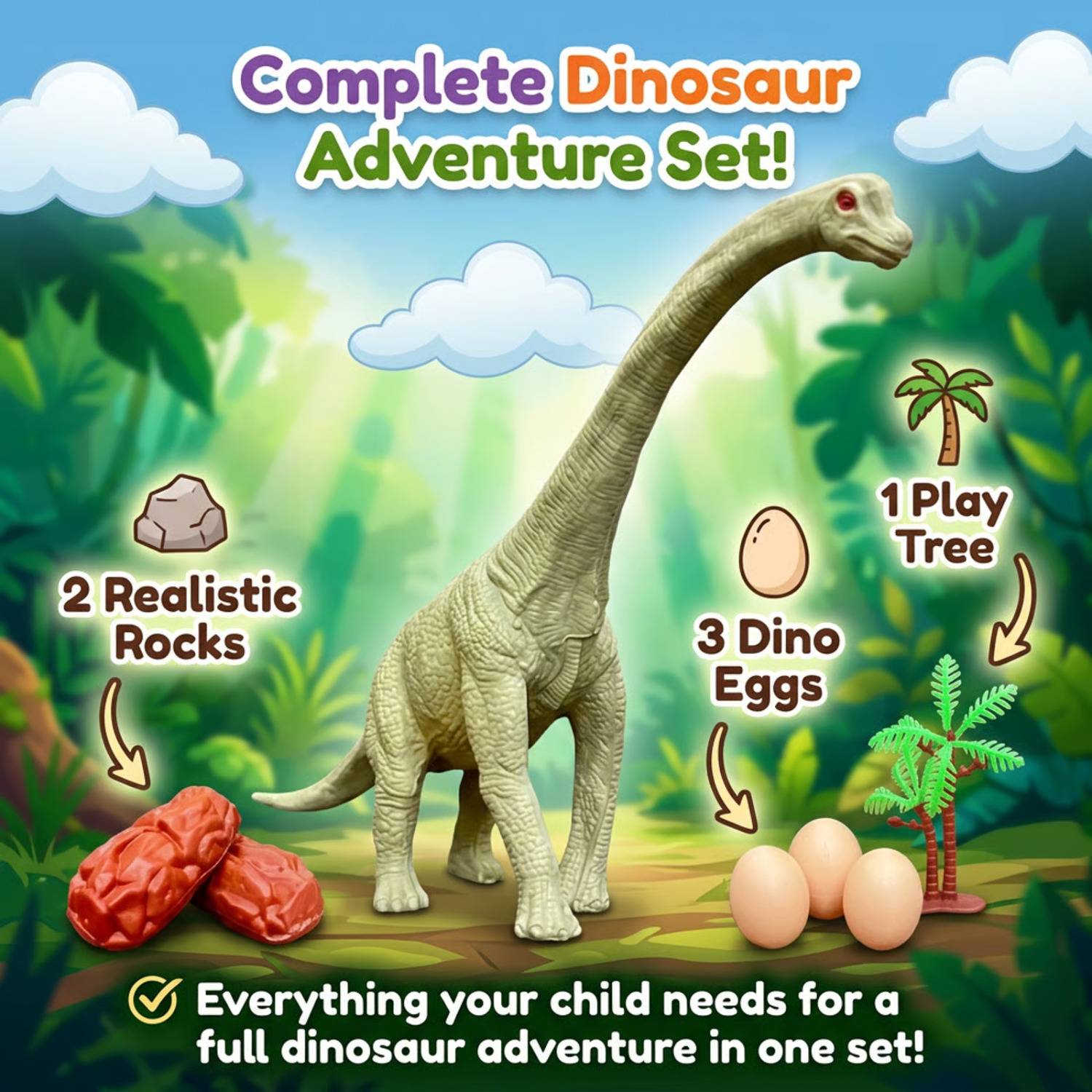 ZESTHOME Big Dinosaur Toy for Kids - Image 4