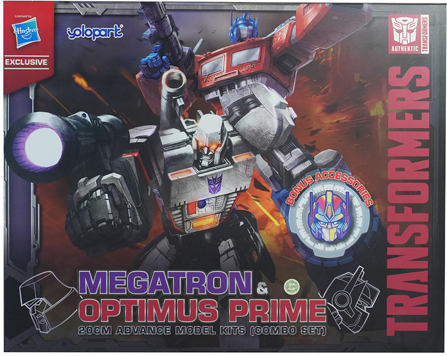 Image of TRANSFORMERS AMK COMBO PACK G1 OPTIMUS PRIME AND G1 MEGATRON