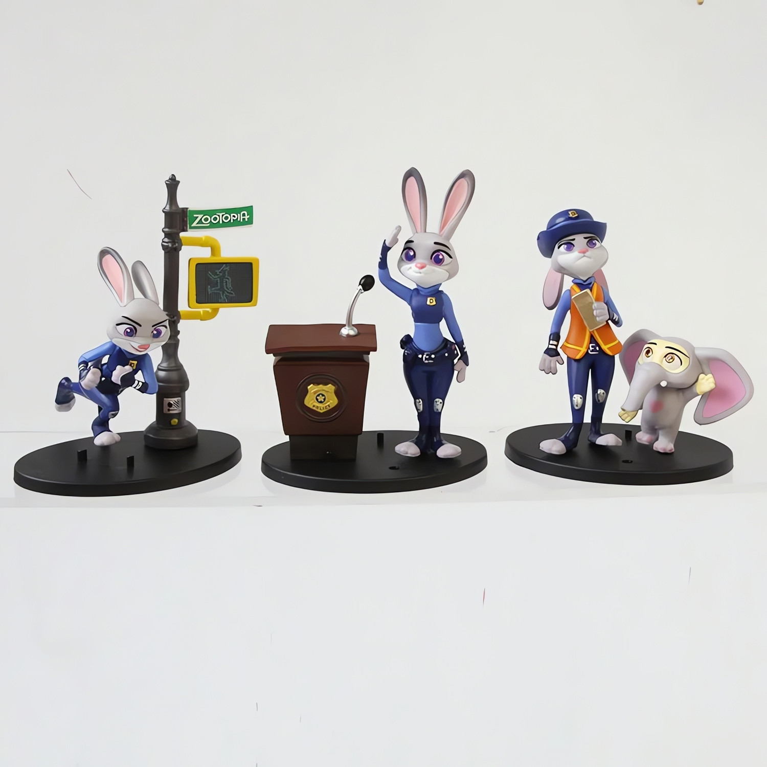 Image of RVM Toys Zootopia Action Figure Set Nick Wilde Judy Hopps Collectible Toy Figures Playset