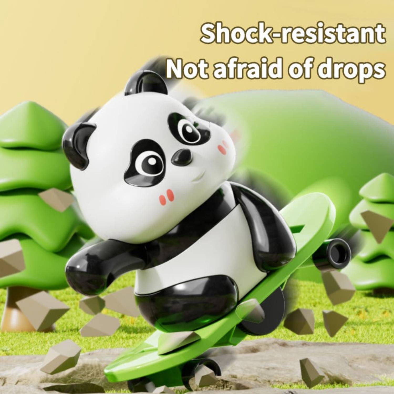 KRS Panda Toy Set 3PCS Wobbling Action Figures Gift Pack Age 3+ - Image 3