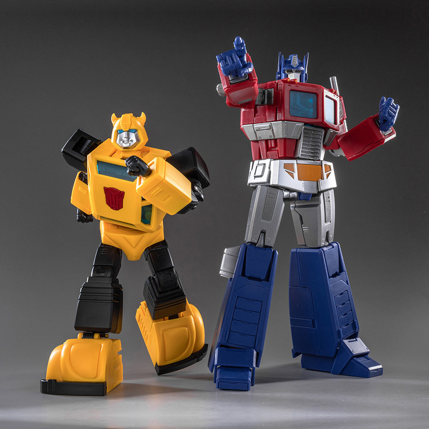 Image of TRANSFORMERS AMK Series W2 Generation One Optimus Prime&Bumblebee Action Figure, Age 15+