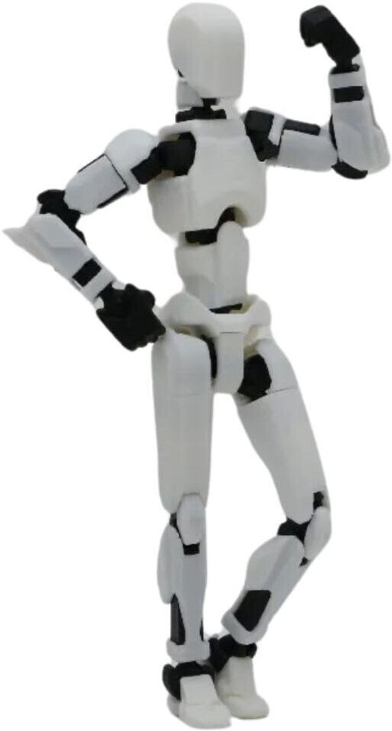 Image of dribblr Dummy 13 Action Figure Robot | Build It Yourself Toy | 3D Printed (5.5inches)