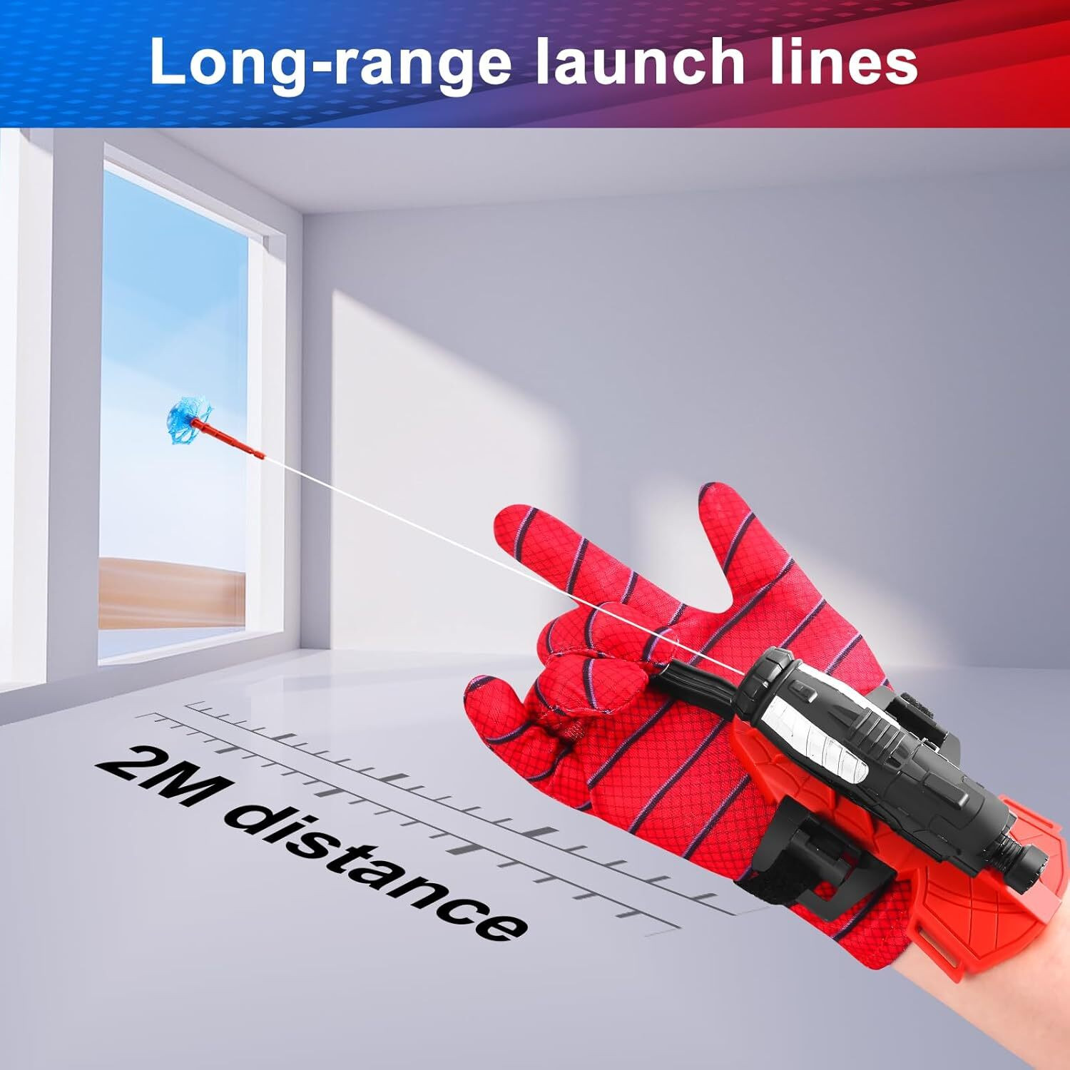 Image of XohnyStore Web Shooting Glove Launcher Wrist Toy Superheroes Cosplay Toy for Kids