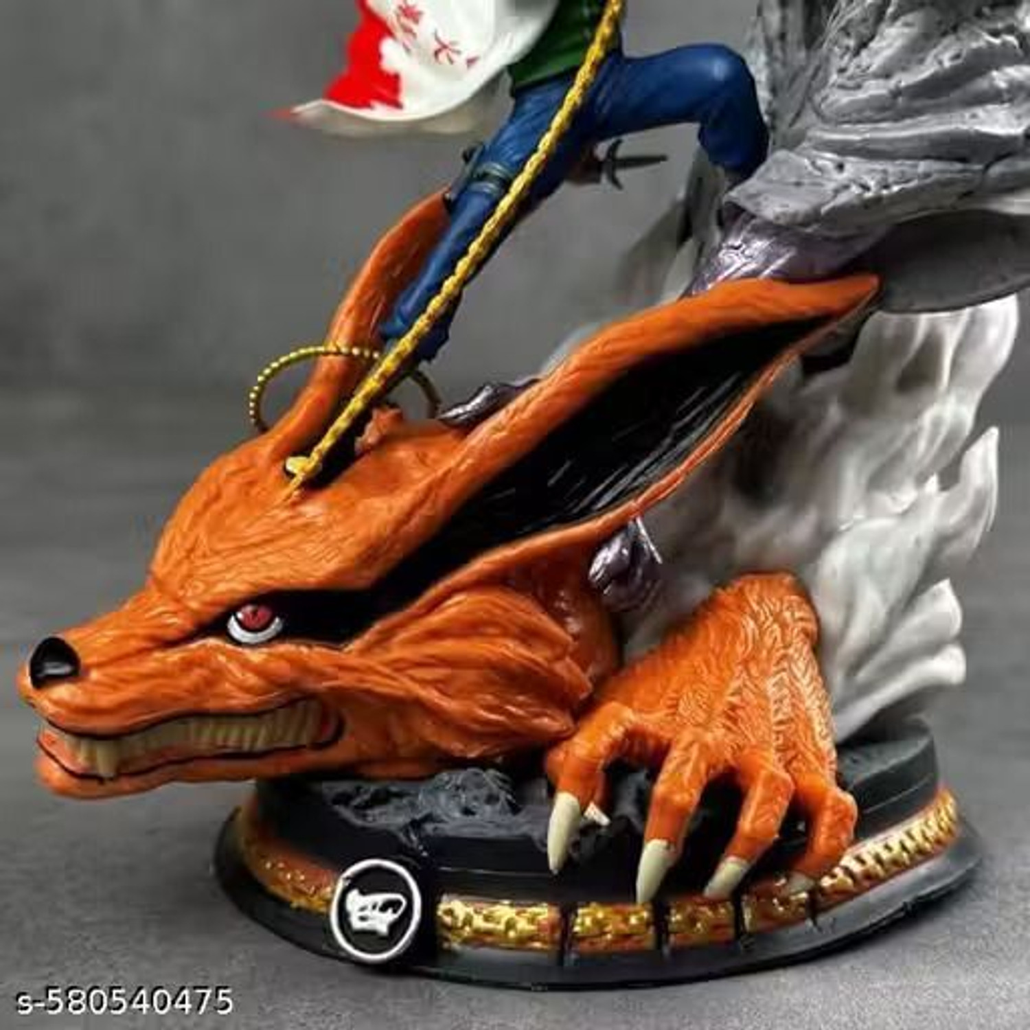 Image of World Gift Mart Limited Edition Minato Namikaze 28cm Action Figure | Kurama Statue Naruto Gift
