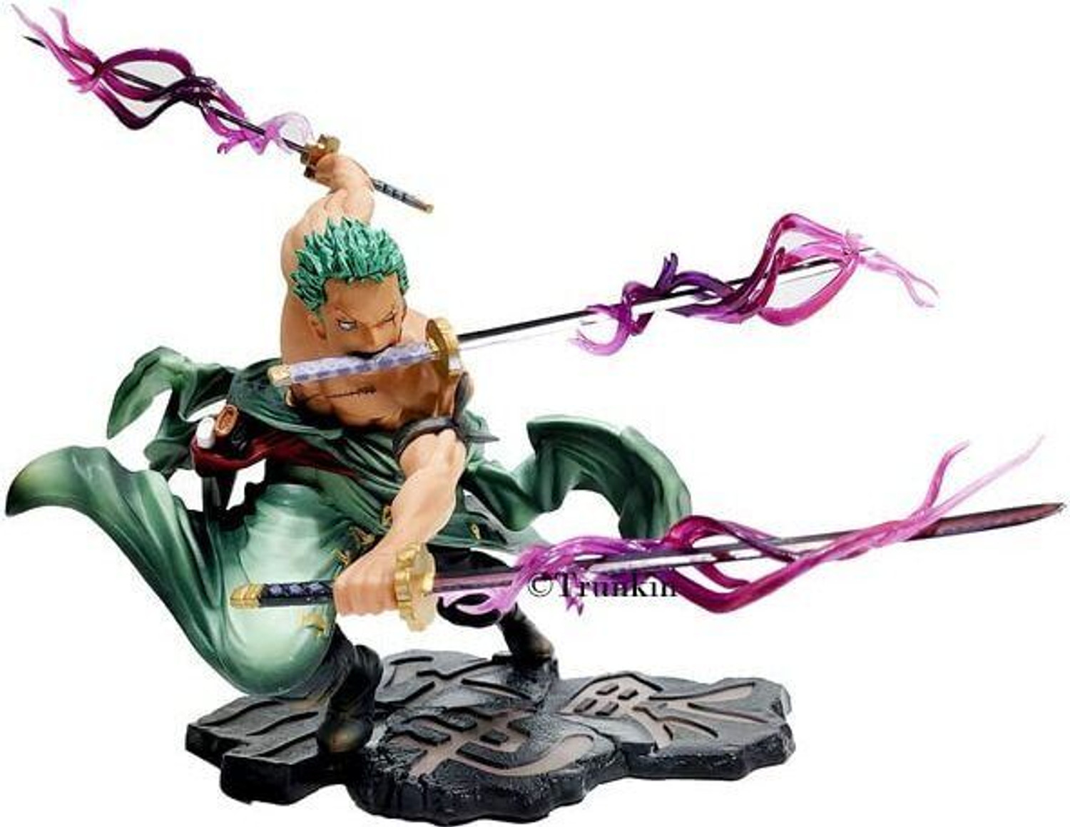 Image of Swakrti Roronoa Zoro Anime Action Figure In Action One Piece Action Figures Toy