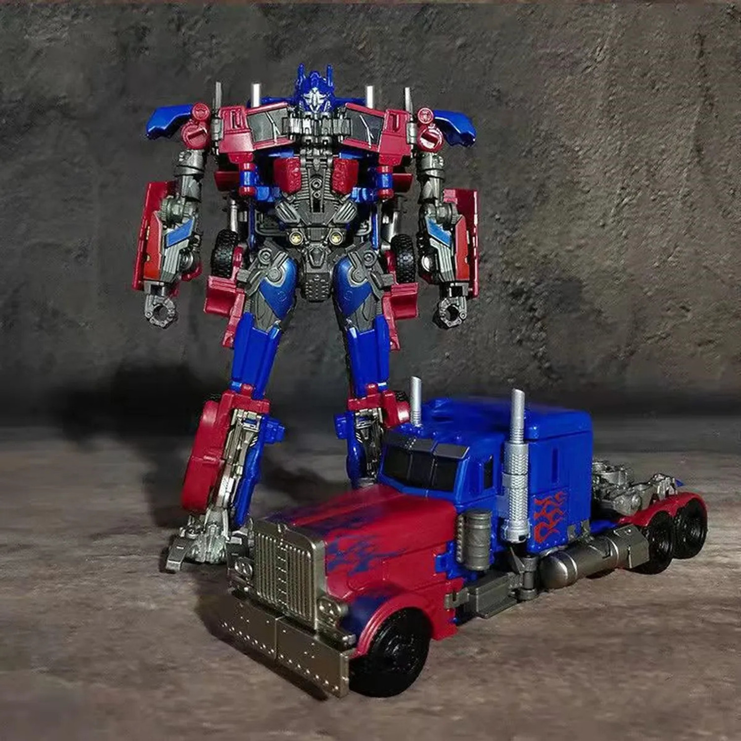 Image of Metaformation 7 Inch Transforming Robot Truck Action Figure Toy-Detailed Mecha for Kids & Fans