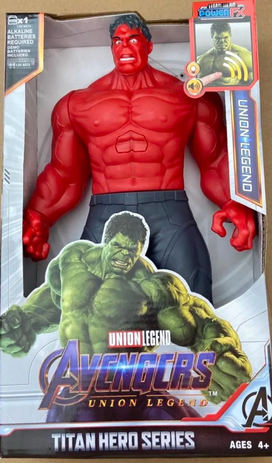 Image of Delite New Brave HULK Action Figure Avengers Movie Model with Light & Sound