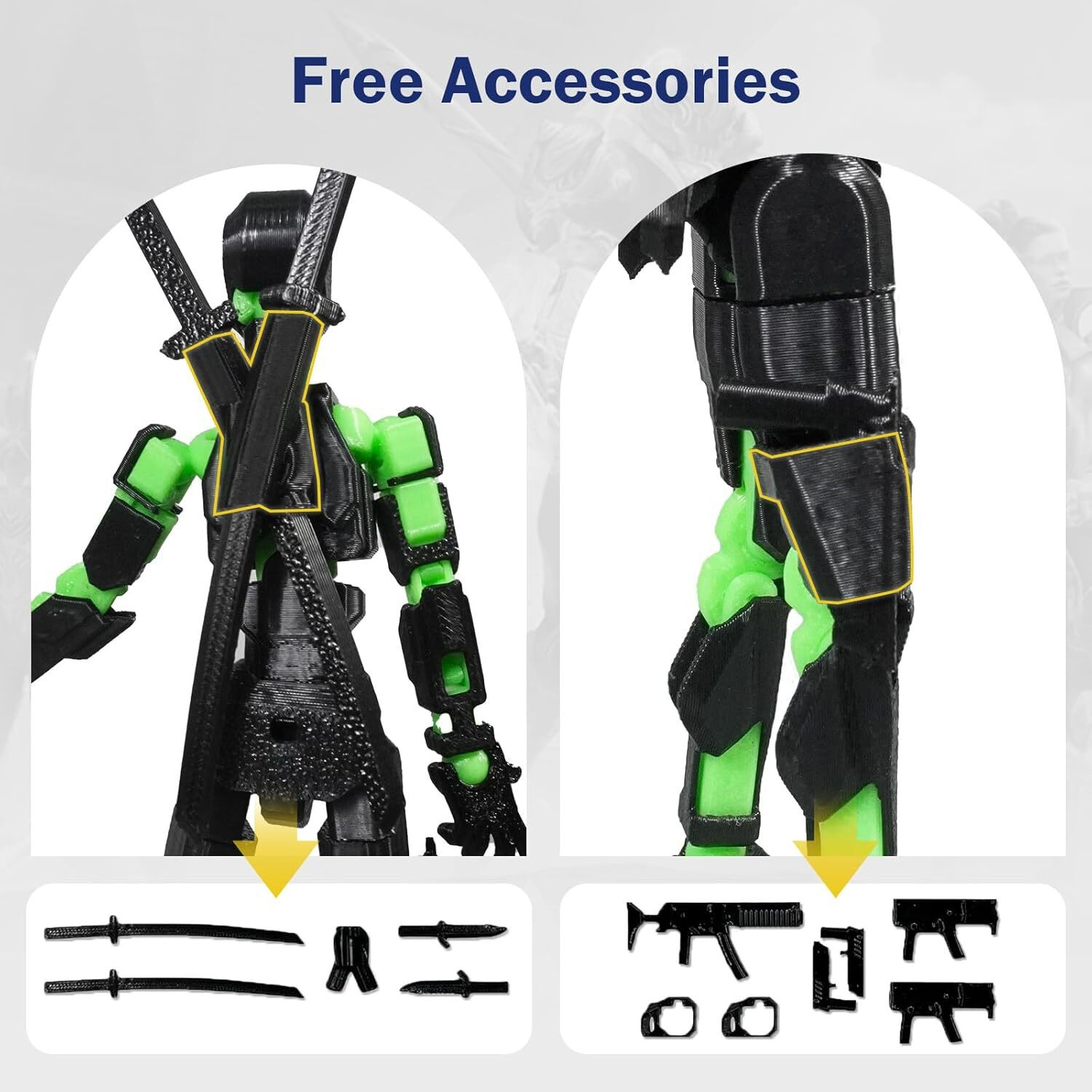Image of Bhootia (Assembly Completed) 2 Piece Action figure T13 Dummy 13, Lucky