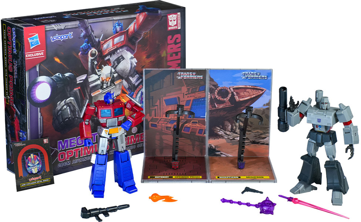 Image of TRANSFORMERS AMK COMBO PACK G1 OPTIMUS PRIME AND G1 MEGATRON