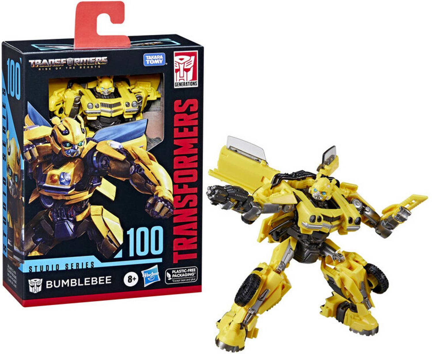TRANSFORMERS Toys Studio Series Deluxe Class Bumblebee Toy, 4.5