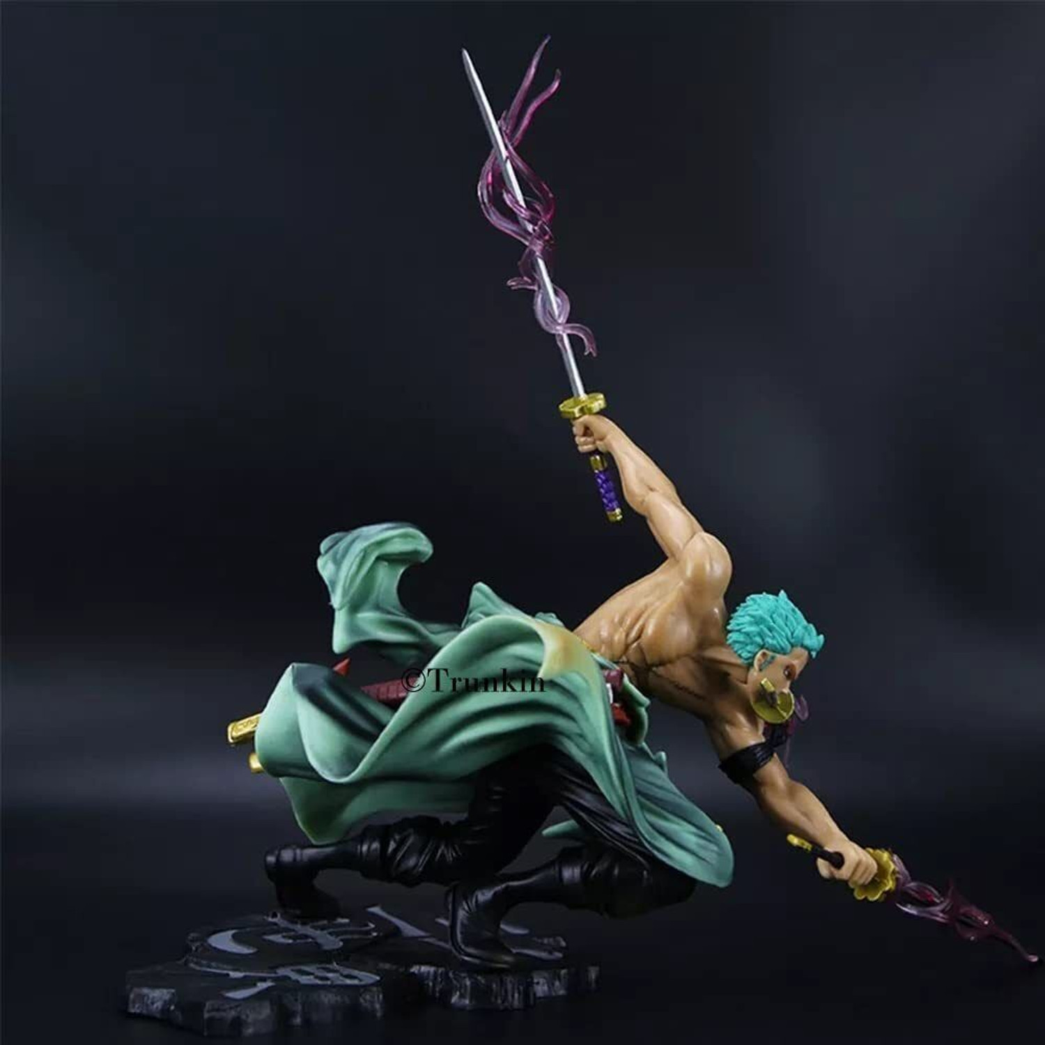 Image of Swakrti Roronoa Zoro Anime Action Figure In Action One Piece Action Figures Toy
