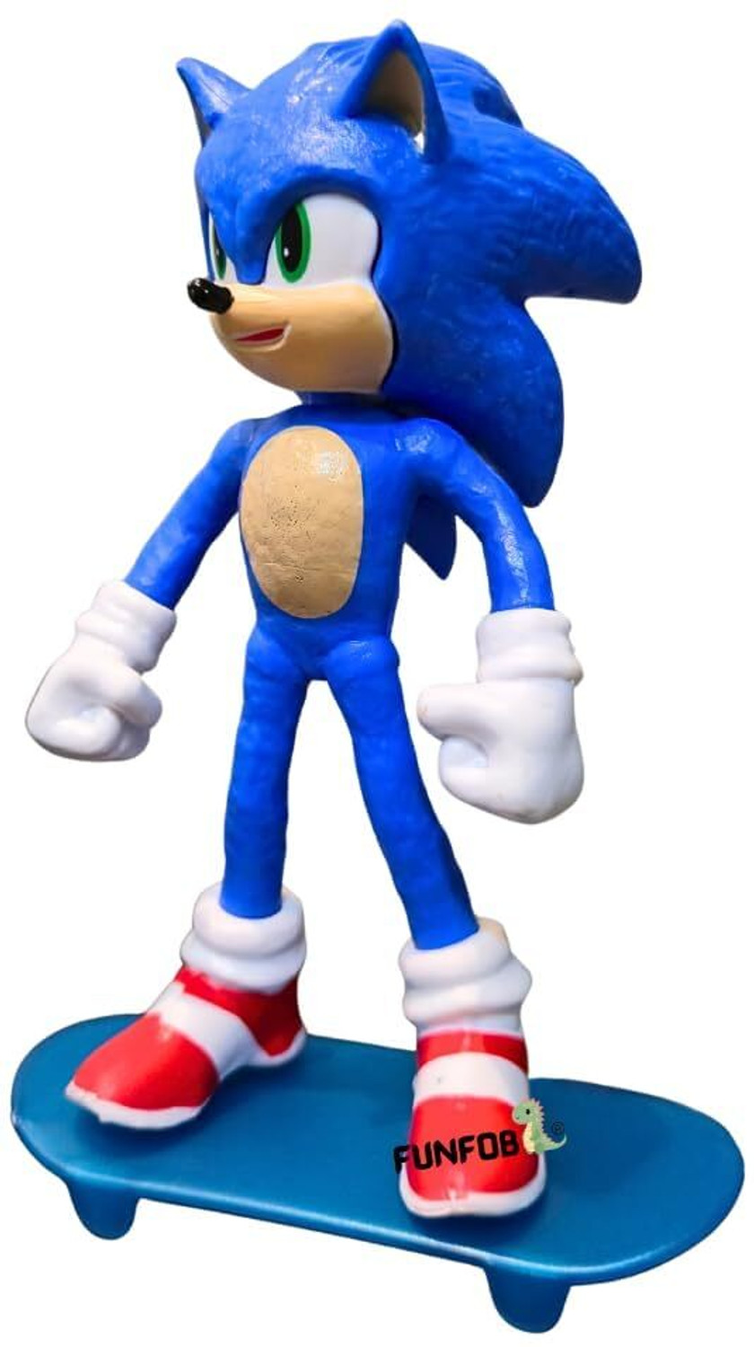 Image of funfob Sonic Action Figure Big Size Height-15cm For Kids & Adults | Blue