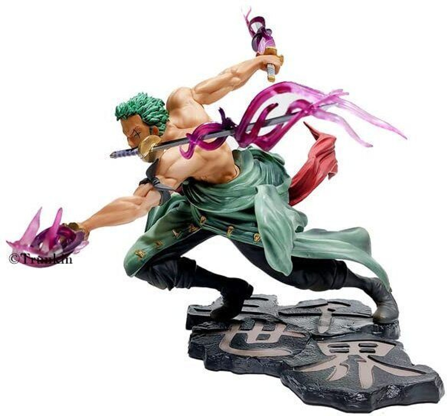 Image of Swakrti Roronoa Zoro Anime Action Figure In Action One Piece Action Figures Toy