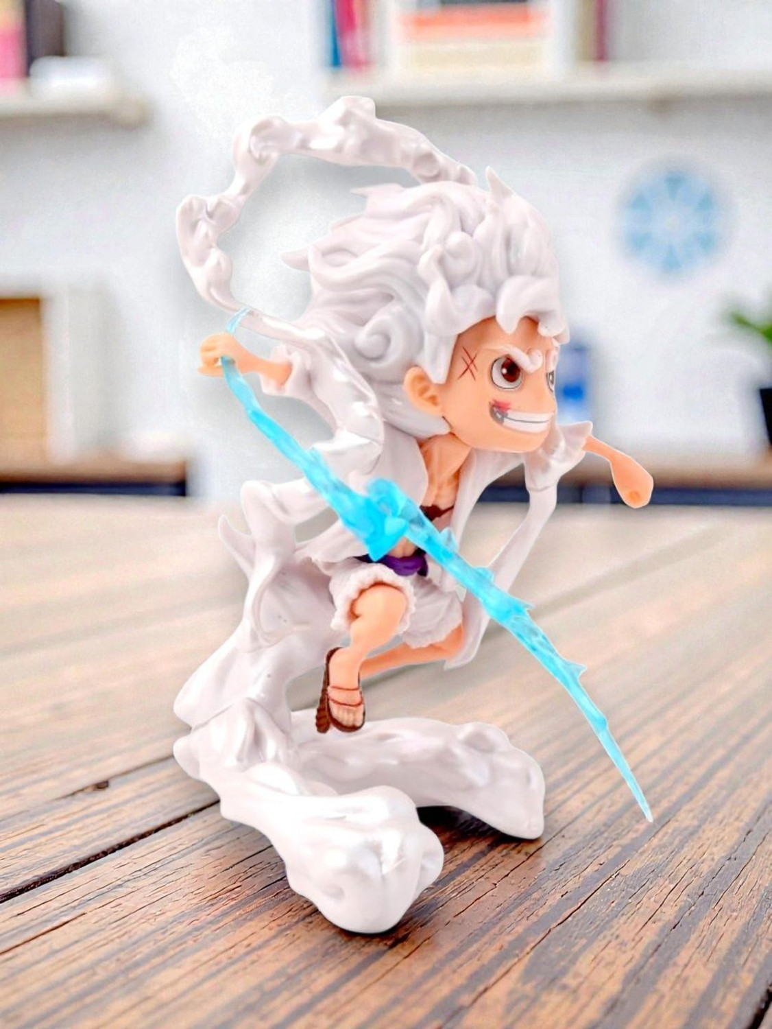 Image of SSAppliances Luffy Gear 5 Action Figure | Anime PVC Collectible | Premium Desk & Room Decor