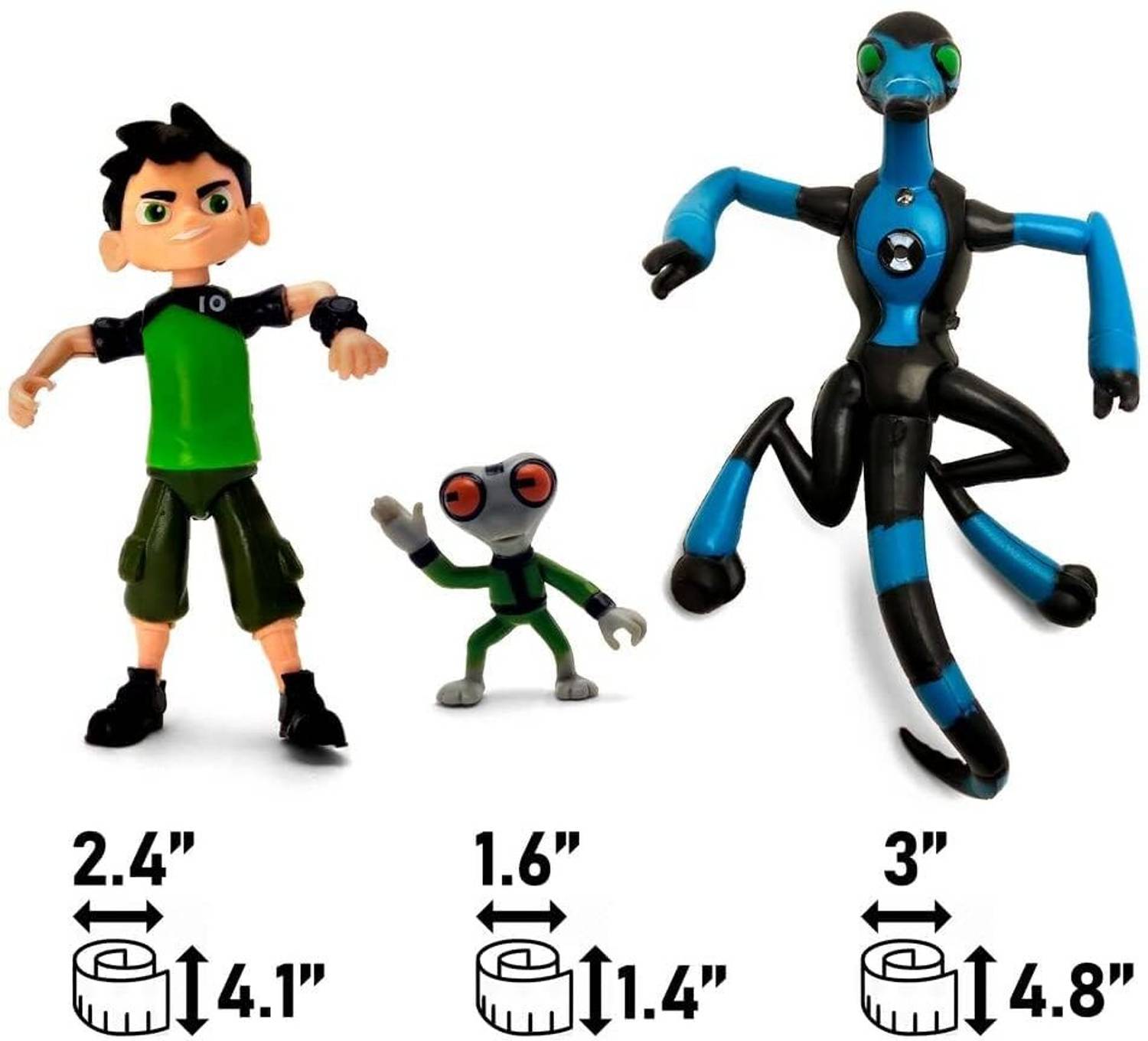 RVM Toys Set of 9 Ben 10 Tennison Action Figure 14-4 cm