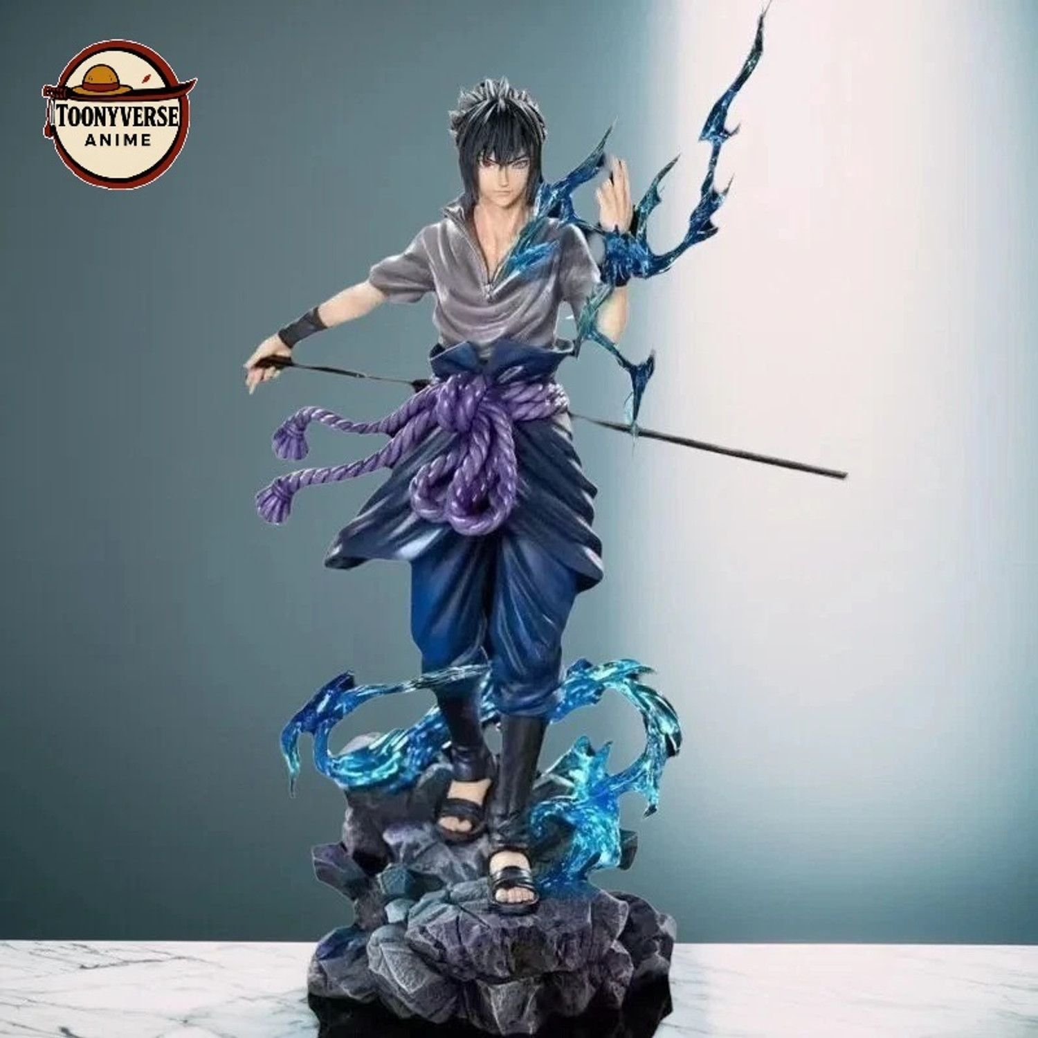 Image of ToonyVerse Anime Sasuke Uchiha Chidori Battle Version Action Figure