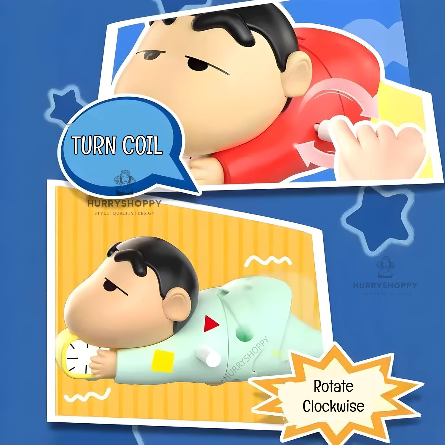 Image of HurryShoppy Kids Action Toy - Shinchan Crawling Movable Figure
