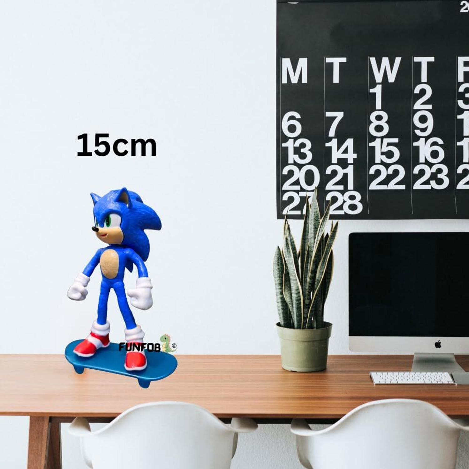 Image of funfob Sonic Action Figure Big Size Height-15cm For Kids & Adults | Blue