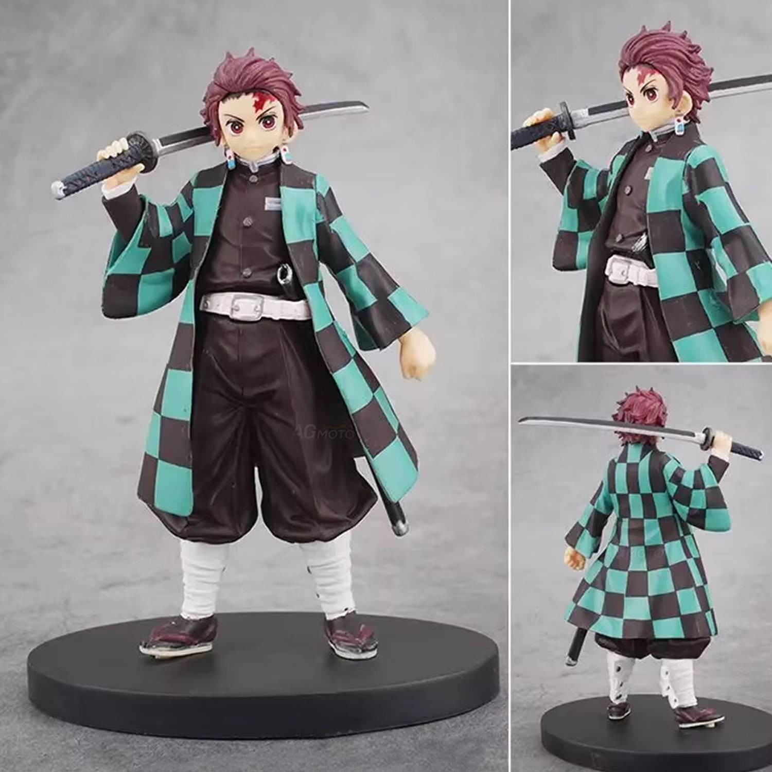 Image of Bugstore Enterprises Tanjiro Kamado Action Figure 16 cm | Demon Slayer Anime Collectible Toy