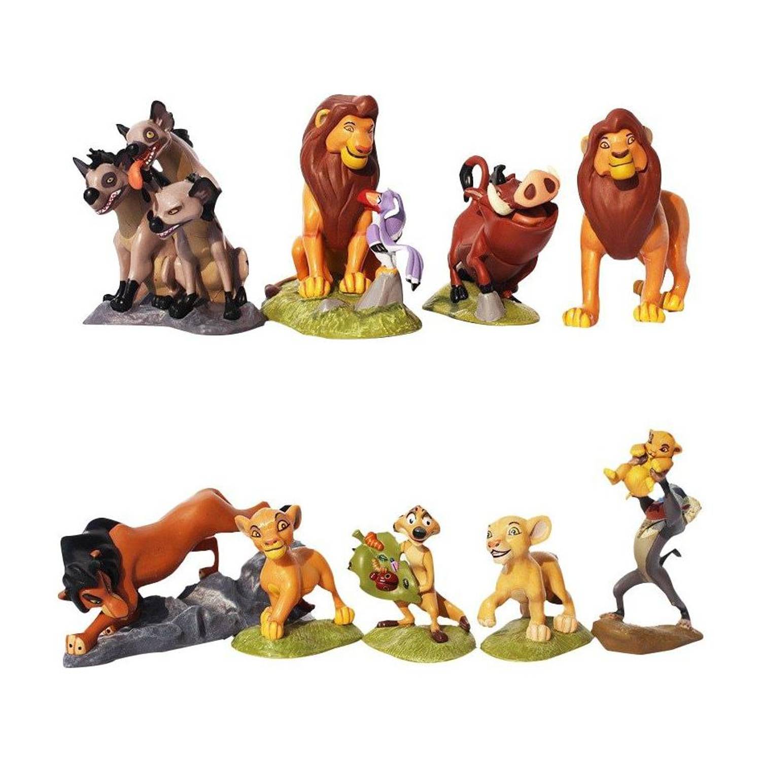 ACTION FIGURE SAMANIS Jungle Book Lion King Set-9Pcs/Lot 5-9 CM