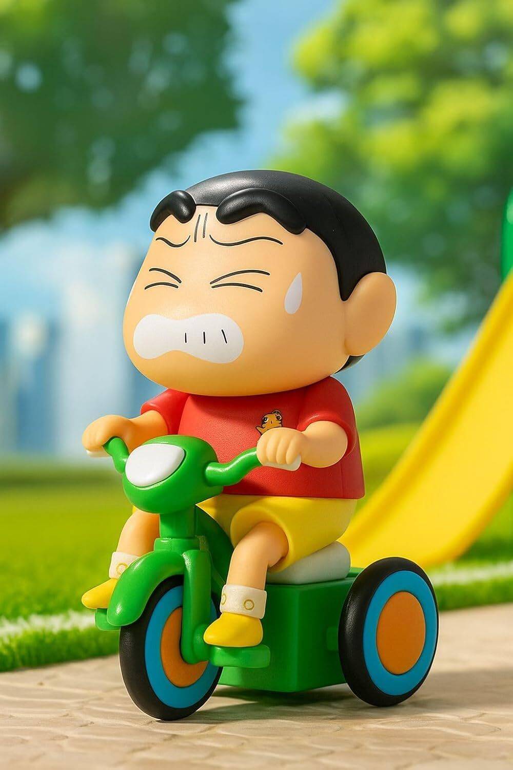 World Gift Mart Shinchan Collectible Action Figure,PVC Cycle