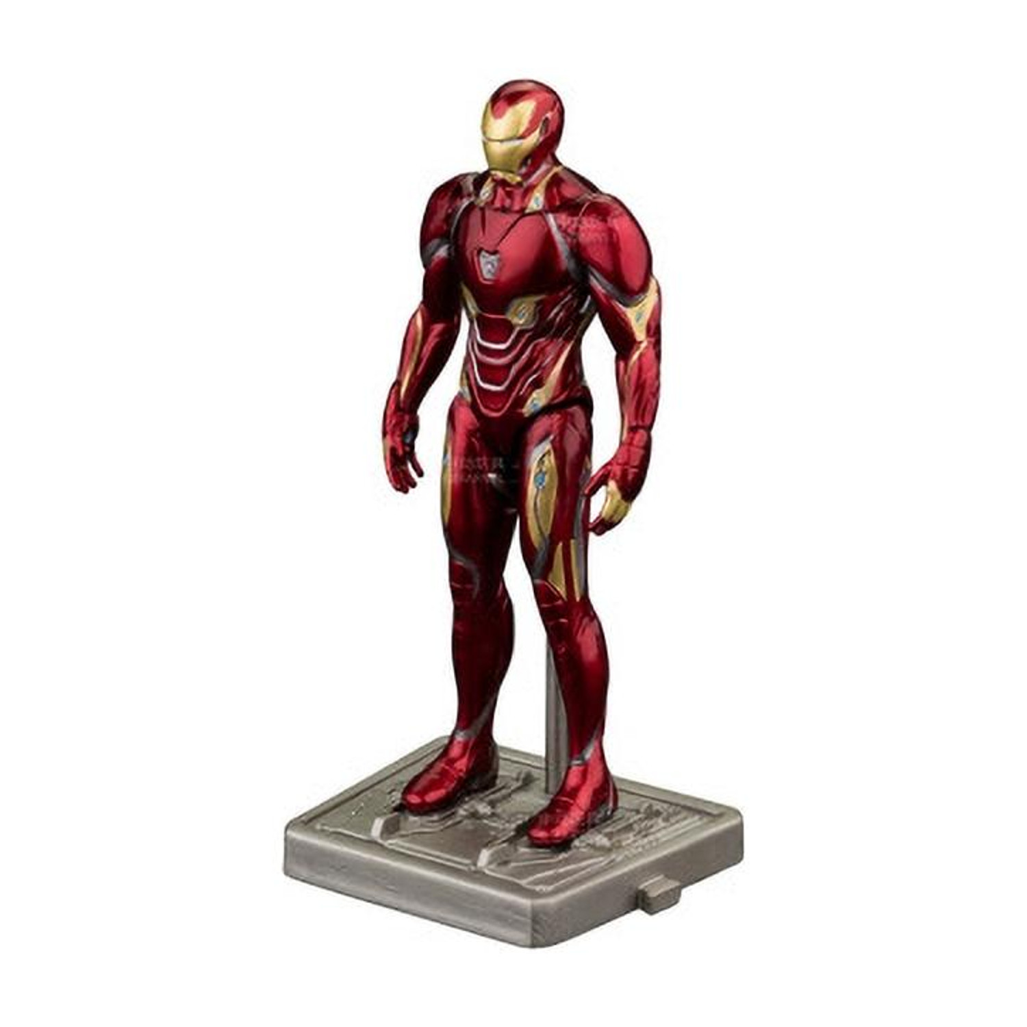 Image of MARVEL Iron Man Mark 50 Action Figure, 4-Inch Interchangeable Parts, Collectibles (Multicolor)