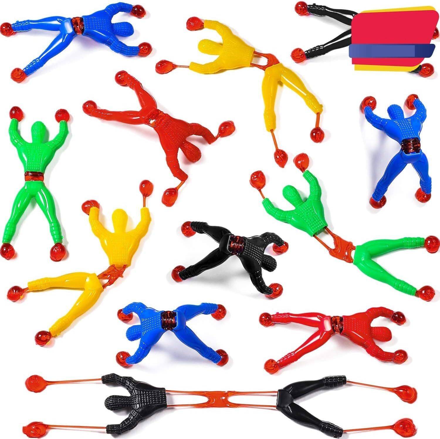 Velmi Wall Climber Sticky Man Toy Pack of 5 - Image 1